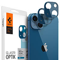 Защитное стекло Spigen для камеры iPhone 13 / 13 mini - Optik (2шт), Blue (AGL04037)