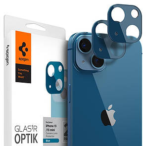 Захисне скло Spigen для камери iPhone 13 — Optik (2 шт.), Blue (AGL04037)