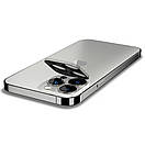 Захисне скло Spigen для камери iPhone 13 Pro/ 13 Max — Optik (2 шт.), Silver (AGL04033), фото 4