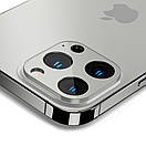 Захисне скло Spigen для камери iPhone 13 Pro/ 13 Max — Optik (2 шт.), Silver (AGL04033), фото 6