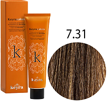 KEYRA Професійна фарба для волосся Keyracolors 7.31 блондин золотисто-попелястий, 100 мл