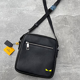 Чоловіча шкіряна сумка через плече Fendi