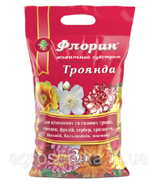 Субстрат "Флорін" для троянд 3л