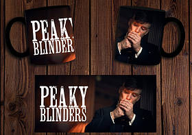 Чашка "Річі козирки" / Кружка Peaky Blinkers No1 Чорний