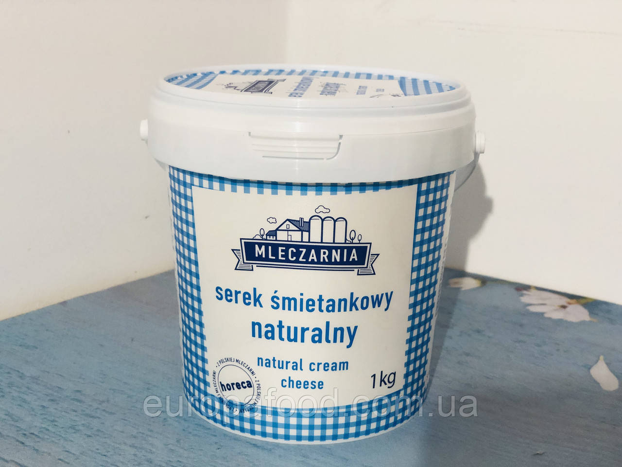 Крем-сыр Млечарня Mleczarnia Natural Cream Cheese Mlekpol 1 кг (Польша) до суші - фото 3 - id-p1649934034