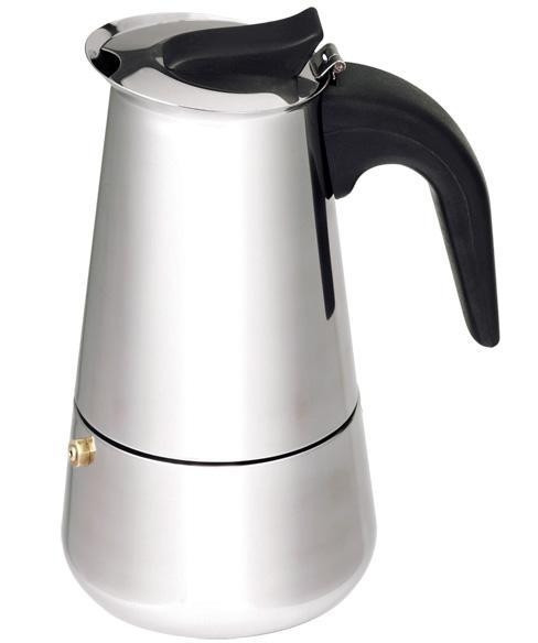 Стальна гейзерна кавоварка EMPIRE (300мл/9 чашок)