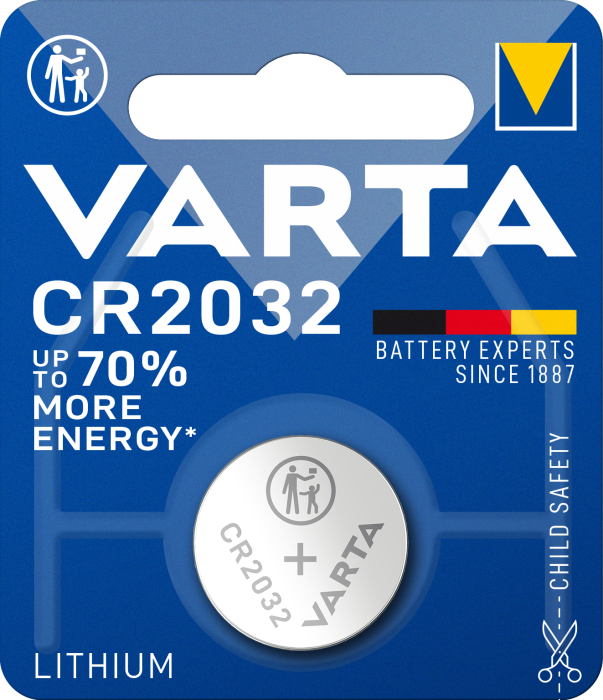 Батарейка VARTA CR2032 3V BL1 LITHIUM