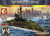 Конструктор 105330 військовий транспорт sembo block iron block heavy equipment 131 елементів купити
