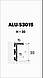 Алюмінієвий плінтус прихованого монтажу 30х15 мм (чорний) з тіньовим швом, фото 6