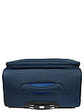 Валіза велика L тканина синя 79х47х30(+5)см/99л/3.5кг/Airtex 825, фото 6