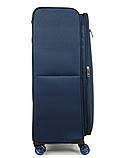 Валіза велика L тканина синя 79х47х30(+5)см/99л/3.5кг/Airtex 825, фото 5