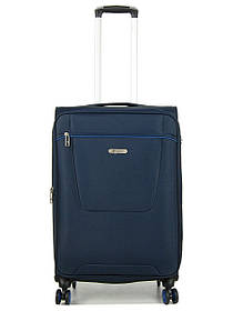 Валіза середня M тканина синя 67х42х28(+5)см/67л/3.1кг/Airtex 825