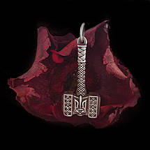 Молот Тора з Тризубом Мьёльнир MIJOLLNIR Підвіска Амулет Тризуб, фото 2