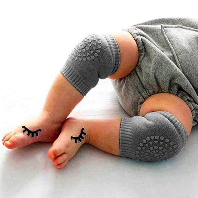 Наколінники антиковзкі дитячі Children Thicken Knee Protector Grey, фото 1