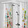 Карниз кутовий для ванної кімнати (88*173 см) Кольори в асортименті, фото 5