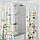 Карниз кутовий для ванної кімнати (88*173 см) Кольори в асортименті, фото 6