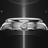 Модний класичний годинник borman з японським механізмом і автопідзаводом зі шкіряним ремінцем, фото 4