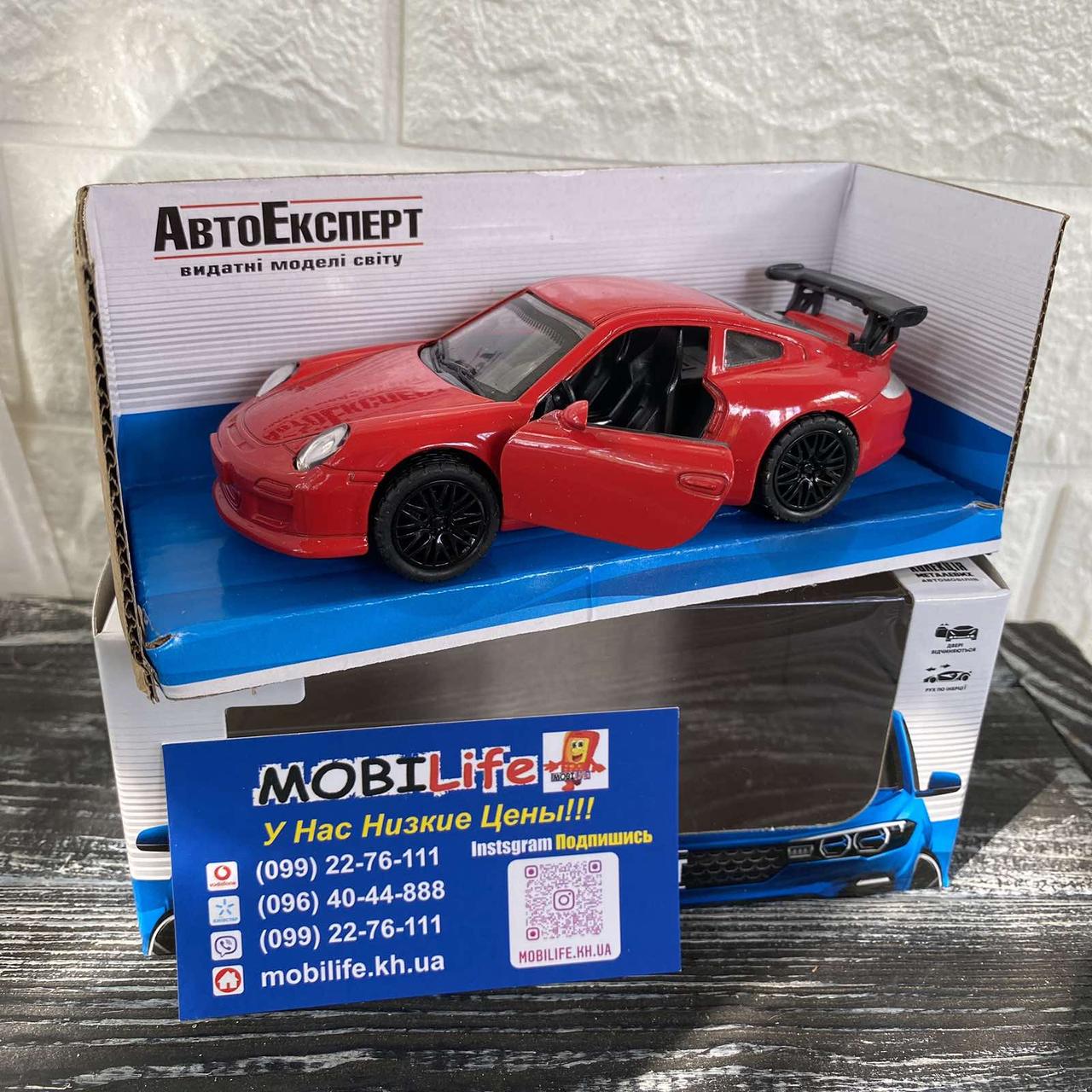 Машина металева Автоексперт Porsche 911/ інерція / відкр дверей /