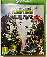 Plants vs Zombies Garden Warfare, Б/У, английская версия - диск для Xbox One