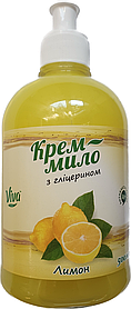 Мило рідке крем 500г лимон Viva