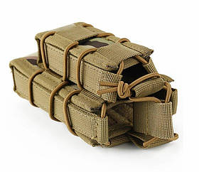 Підсумок Molle для 2-х магазинів АК/AR та пістолета A-21