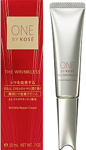 One by Kose The Wrinkless Wrinkle Repair Cream високоефективний крем від зморшок, 20 г
