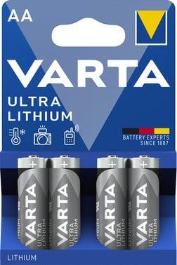 Батарейки VARTA ULTRA LITHIUM AA 1.5V BLI4