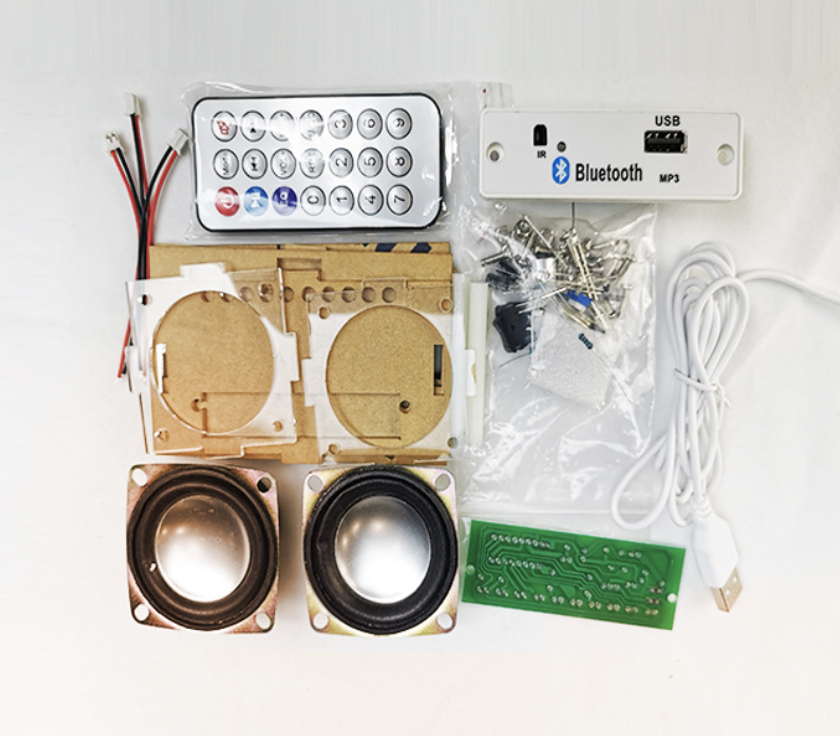 Bluetooth Колонка DIY Kit Набор для Самостоятельной Сборки 3+3Вт 3.7-5В ...