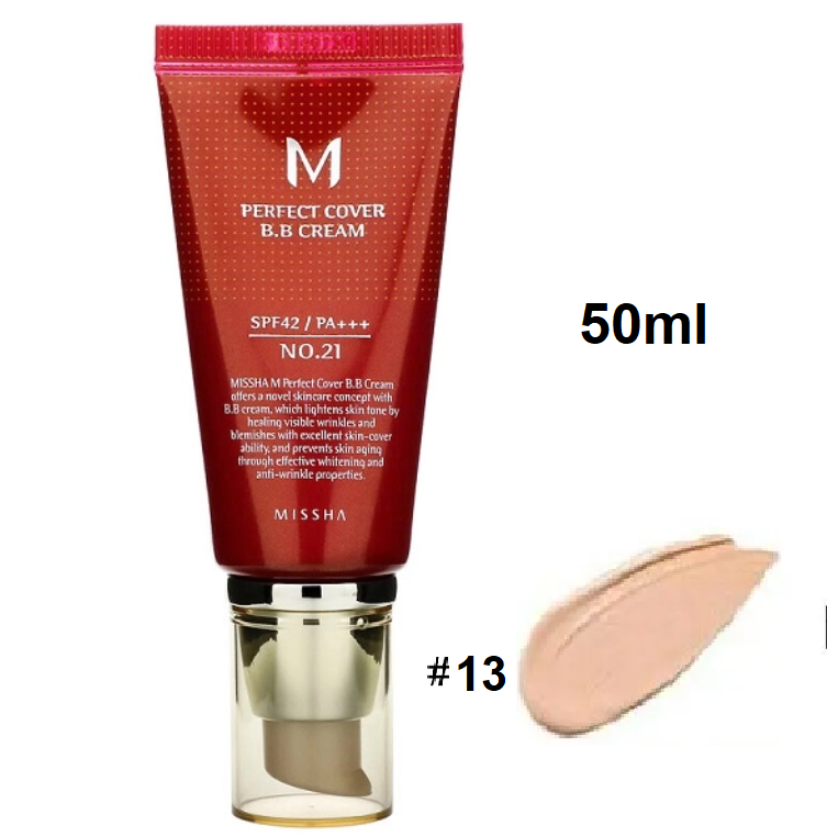 Missha M Perfect Cover BB Cream SPF42/PA++ BB крем з ідеальним покриттям №13 50мл