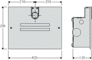 Габаритные размеры BFT IGEA