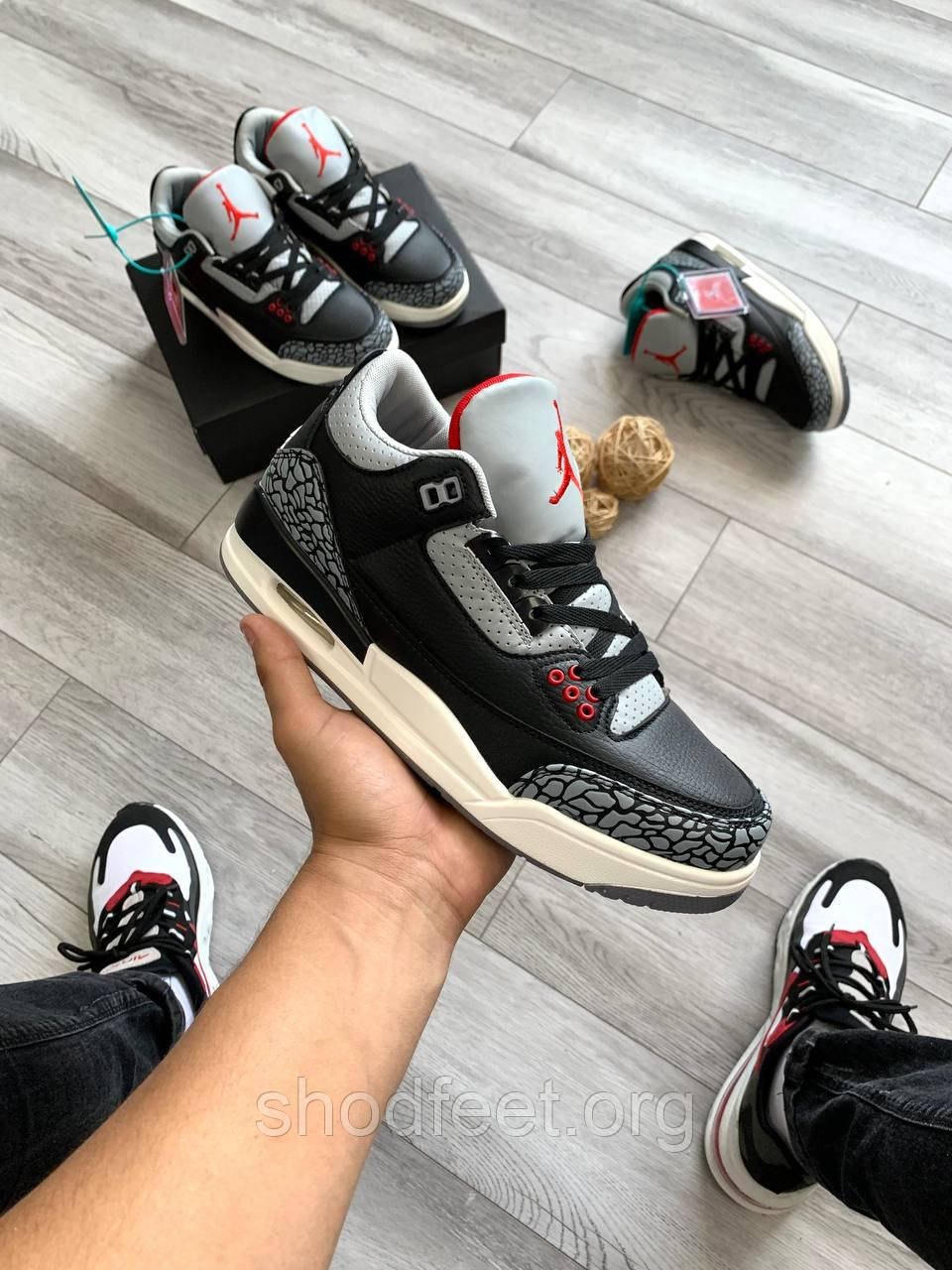 Кросівки Air Jordan 3 Retro "Black Cement"