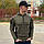 Термокофта худі Helikon-Tex® Range Hoodie® - TopCool - Olive Green/Black, фото 3