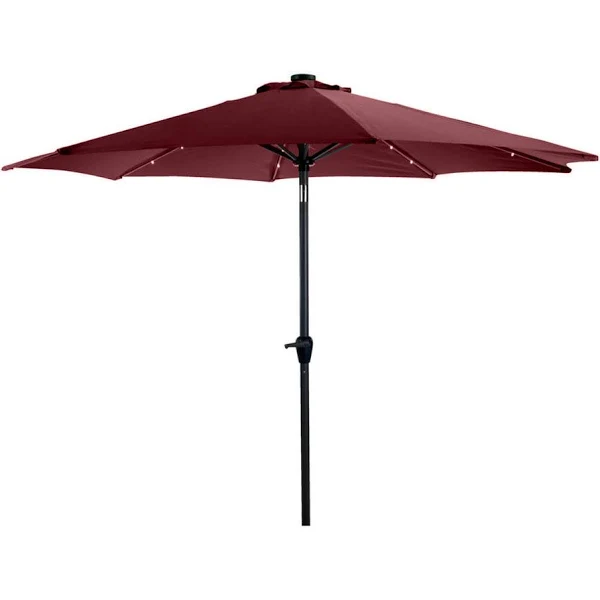 Парасоля зонт вуличний антивітер садовий для дому та відпочинку 2.7 метра з ручкою для підйому