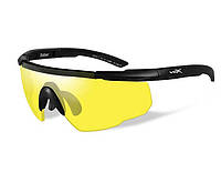Оригінальні тактичні окуляри Wiley X Saber Advanced - Yellow Lens Matte Black (WIL-41-017005)