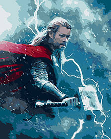 Картина по номерах Марвел: Тор LW 3221 40*50 см