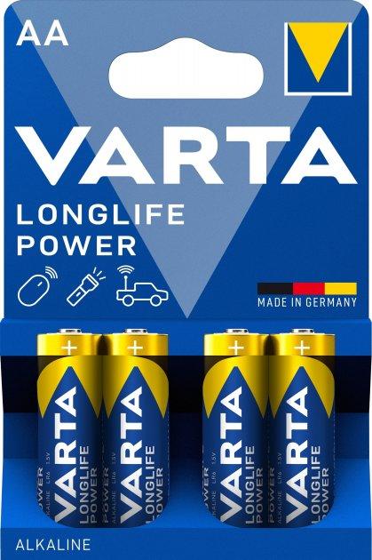 Батарейка Varta Longlife Power AA BLI 4 Alkaline