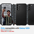 Чохол Spigen для Samsung Galaxy S22 Plus — Liquid Air, Matte Black (ACS03953), фото 5