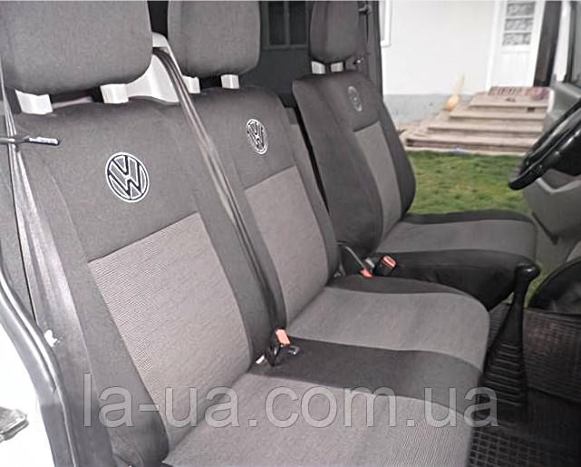 Чохли салону Volkswagen T4 (2+1) Transporter Van 1990-2003 р (авточохли Фольксваген Т 4)