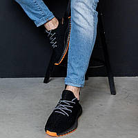 Модные кроссовки мужские STILLI Group ST181 текстиль сетка черные