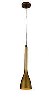 Підвісний світильник у лофт стилі на 1 плафон бронзового кольору у вигляді келиха Levistella 761THS01-1 BRONZE
