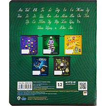 Зошит 12 арк., лін., гібр. лак + УФ лак, HP, фото 3