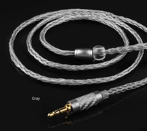 TRN T2 - это 16-и жильный кабель с серебряным покрытием! KZ, CCA,TRN ...