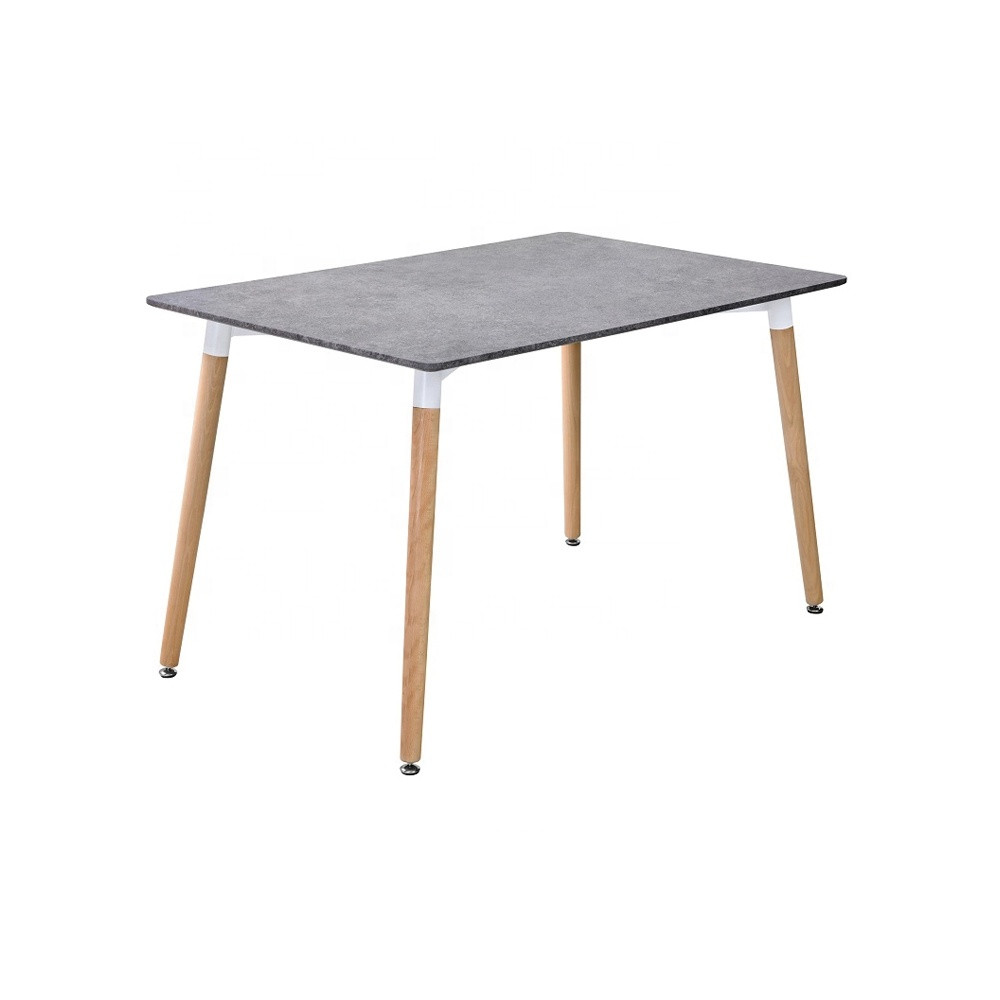 Стіл обідній ВЕЗУВИЙ MDF 120*80, бетон сірий