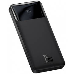 Повербанк Baseus Bipow Digital Display 10000mAh 15W 3A 2USB + Type-C Черный