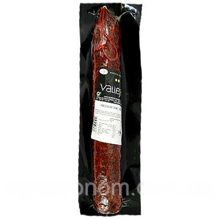 Ковбаса чорізо екстра пікантна Велехан Vallejan chorizo extra picante 500g 12шт/ящ (Код: 00-00012390), фото 1
