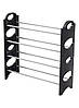 Полиця-стійка для зберігання взуття Shoe Rack (4полиці), фото 5