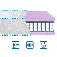 Ортопедический матрас EUROSLEEP BRAVE "SPRING FOAM" (19см, 2/2) Жаккард