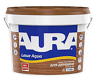 Лазурь для дерева Aura® Lasur Aqua бесцветная шелковисто-матовая 9 л