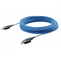 Кабель HDMI KRAMER Малодимний оптоволоконний кабель HDMI (Вилка — Вилка), підтримка 4К 60 Гц (4:2:0), 30 м