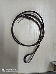 Ремінець страхувальний для пістолета (шкіра чорний)